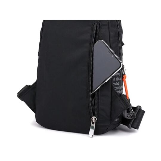 Мужская сумка на плечо, черная П2421