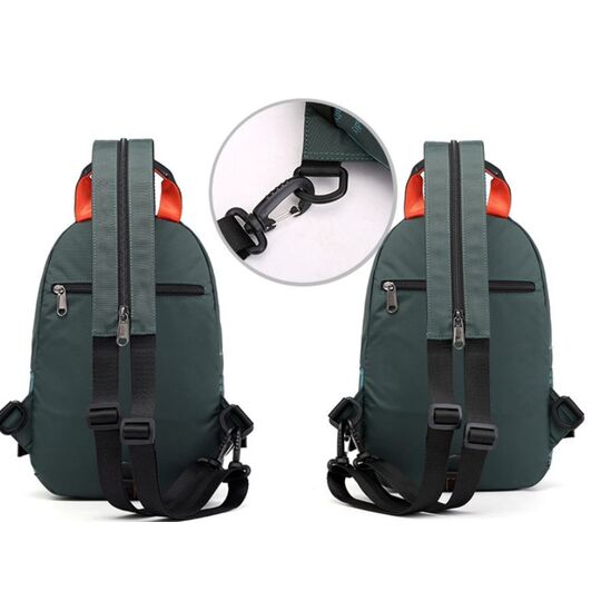 Мужская сумка-рюкзак, синяя П2422