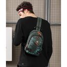 Мужская сумка-рюкзак, зеленая П2425