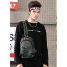 Мужская сумка-рюкзак, зеленая П2425