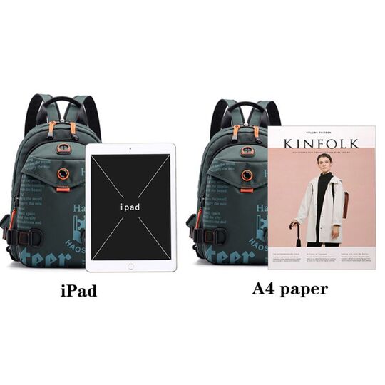 Мужская сумка-рюкзак, черная П2426