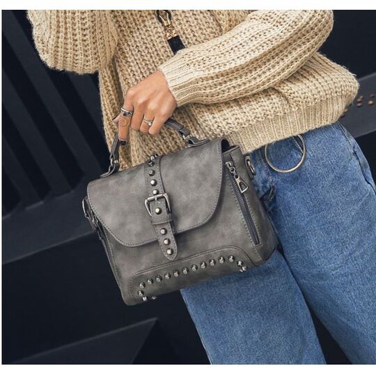 Жіноча сумка, сіра П2427