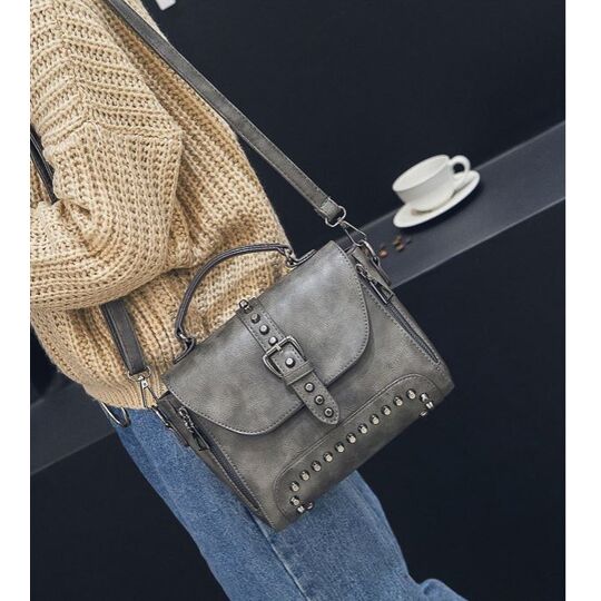 Жіноча сумка, сіра П2427