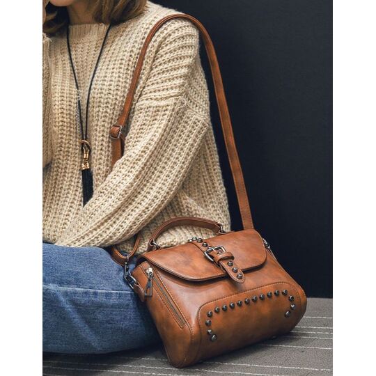 Жіноча сумка, бежева П2428