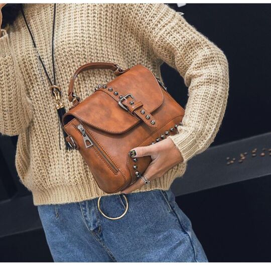 Жіноча сумка, бежева П2428