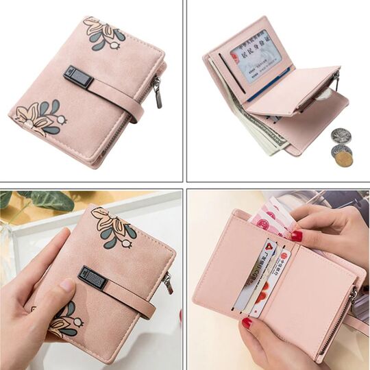 Женский кошелек City light, серый П2433