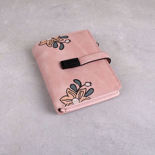 Женский кошелек City light, розовый П2435