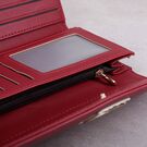 Жіночий гаманець City light, червоний П2437