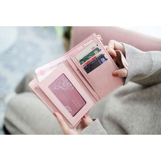 Жіночий гаманець City light, чорний П2446