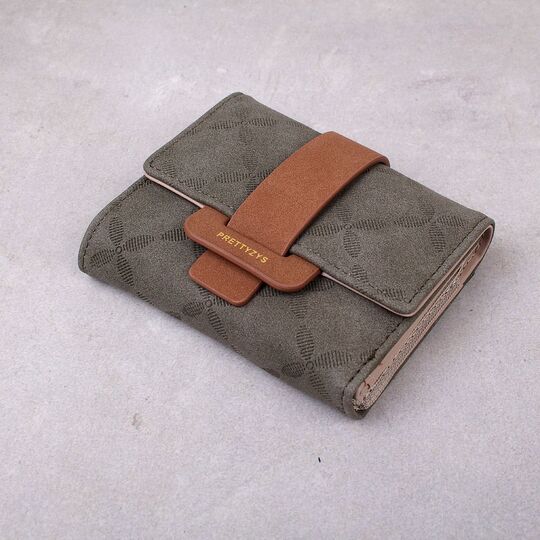 Женский кошелек City light, зеленый П2452