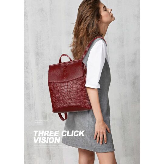 Жіночий рюкзак, чорний П2456