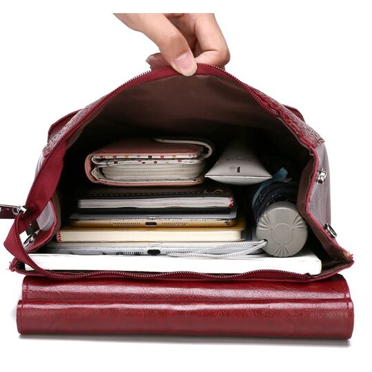 Жіночий рюкзак, чорний П2456