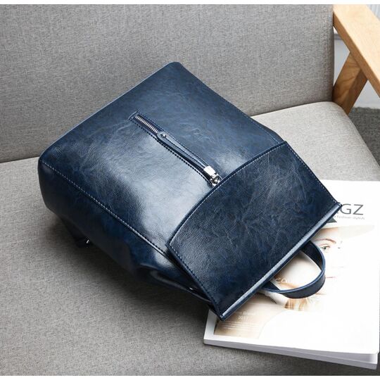 Женский рюкзак, синий П2458