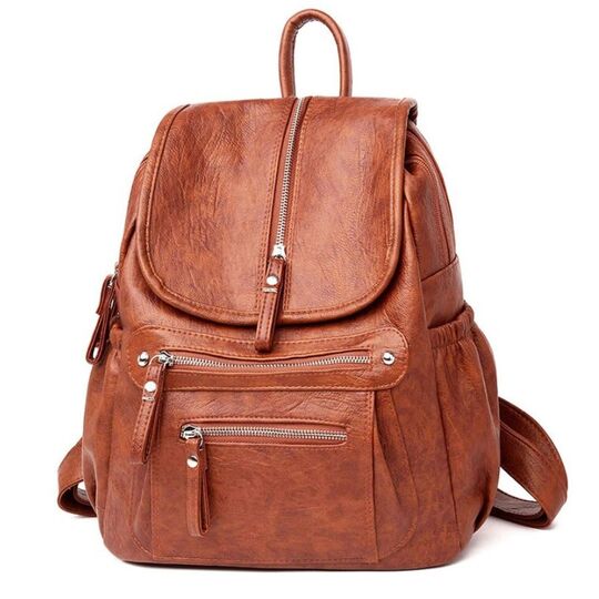 Женский рюкзак, коричневый П2461