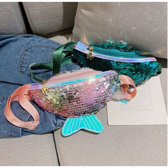 Детская сумка, бананка, белая П2475 Детская сумка, бананка, белая П2475