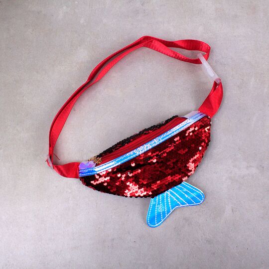 Дитяча сумка, бананка, червона П2476