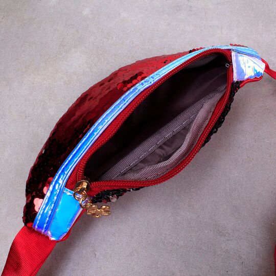 Дитяча сумка, бананка, червона П2476