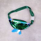 Детская сумка, бананка, зеленая П2478