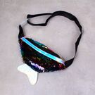 Детская сумка, бананка, черная П2479