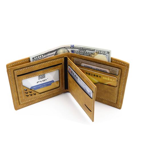 Мужской кошелек Тоторо, коричневый П2480