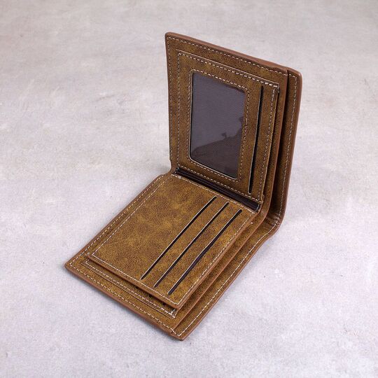 Мужской кошелек "Мстители", коричневый П2483