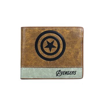 Чоловічий гаманець "Месники", коричневий П2483