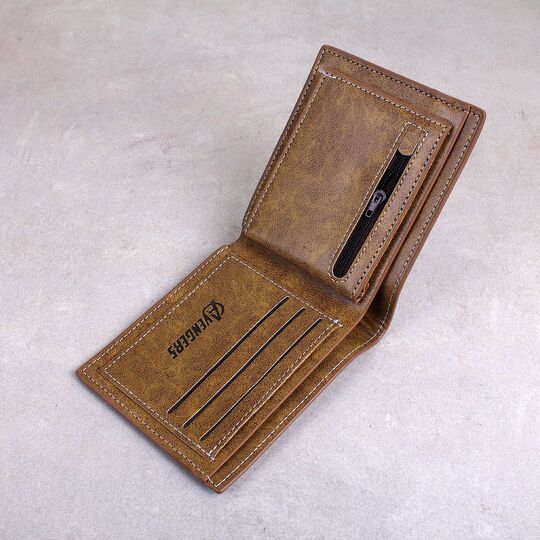 Мужской кошелек "Мстители", коричневый П2483