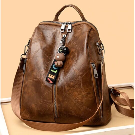 Жіночий рюкзак SAITEN, коричневий П2744