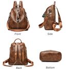 Жіночий рюкзак SAITEN, коричневий П2744