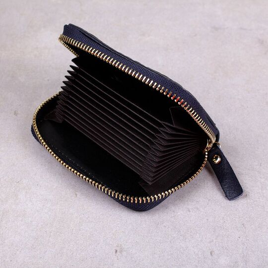 Женская визитница, синяя П2694