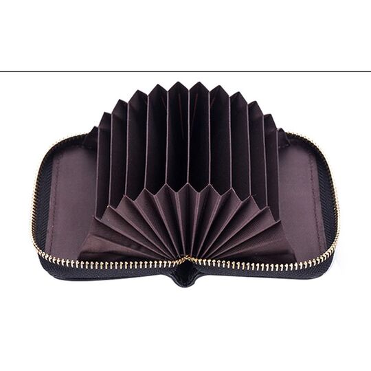 Жіноча візитниця, коричнева П2438 Жіноча візитниця, коричнева П2438