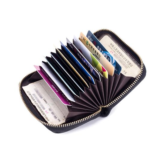 Жіноча візитниця, коричнева П2438 Жіноча візитниця, коричнева П2438