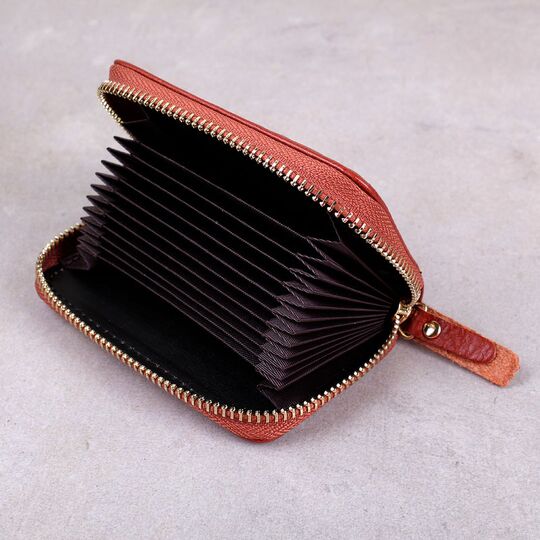 Женская визитница, оранжевая П2693