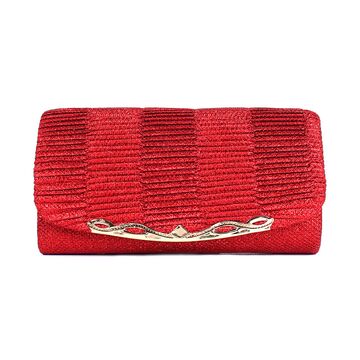 Жіноча сумка-клатч, червона П0152