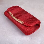 Женская сумка-клатч, красная П0152