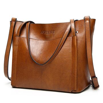 Жіноча сумка ACELURE, коричнева П2701