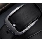 Мужской ремень BISON DENIM, черный П2754