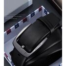 Мужской ремень BISON DENIM, черный П2754