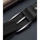 Мужской ремень BISON DENIM, черный П2754