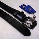 Мужской ремень BISON DENIM, черный П2755