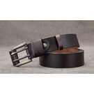 Мужской ремень BISON DENIM, коричневый П2753