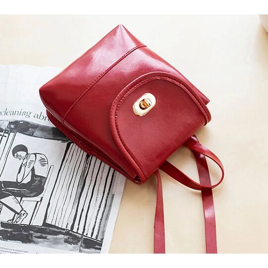 Женский рюкзак, красный 2486