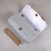 Женская сумка-клатч, серая П0155