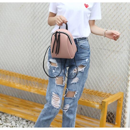 Женский рюкзак, коричневый П2745 Женский рюкзак, коричневый П2745