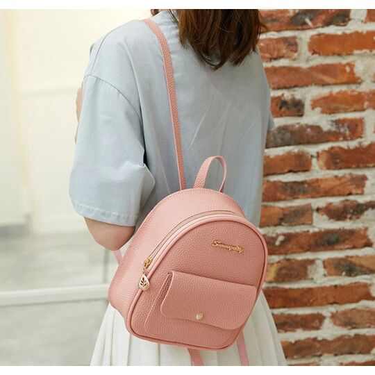 Женский рюкзак, черный П2489 Женский рюкзак, черный П2489