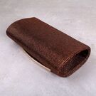 Жіноча сумка-клатч, коричнева П0156