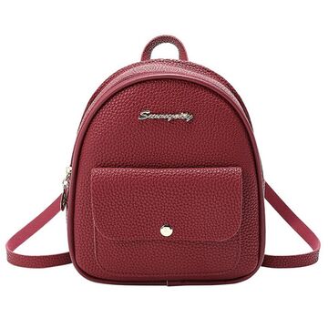 Женский рюкзак, красный П2490
