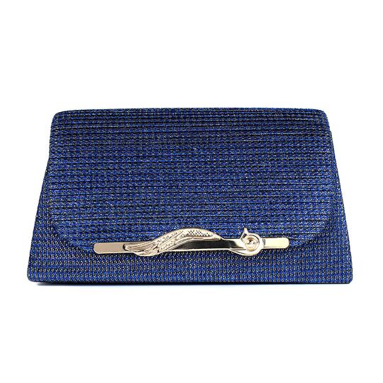 Женская сумка-клатч, синяя П0157