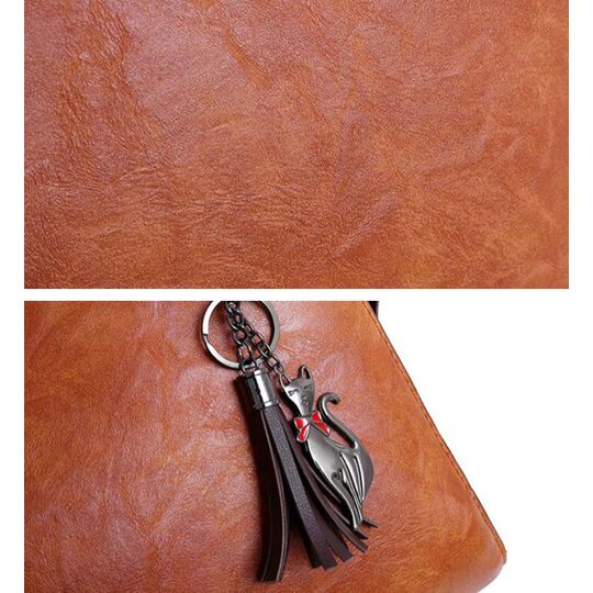 Жіноча сумка+клатч+гаманець+візитниця SMOOZA, П2502