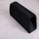 Женская сумка-клатч, черная П0158